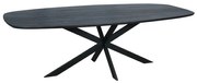 Starfurn Ferris Eiken Eettafel Deens Ovaal Zwart 240 Cm - 240 X 110cm.