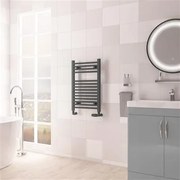 Eastbrook Biava multirail handdoekradiator 45x70cm 344W antraciet