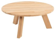 4 Seasons Outdoor Cosmic loungetafel Ø78 cm antractiet - teak