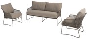 Moretti stoel bank loungeset 3 delig rope terre 4 Seasons Outdoor