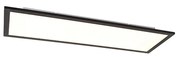 LED paneel zwart 80 cm incl. LED met afstandsbediening - Live Modern Binnenverlichting Lamp