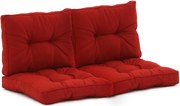 Loungekussen Tuin | Rood | Acryl | Madison | 120x60cm | Kees Smit Tuinmeubelen