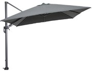 Garden Impressions Hawaii zweefparasol 300x300 cm - frame carbon black - doek donker grijs