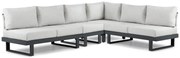 Hoek loungeset 6 personen Aluminium Grijs  Lifestyle Garden Furniture Lorenzo