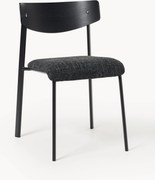 Gestoffeerde stoel Nadia van eikenhout