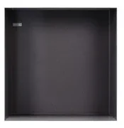 Looox Colour BoX inbouwnis - 30x30x10cm - RVS antraciet mat cbox30a