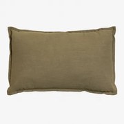 Rechthoekig Kussen 35x50 Cm In Katoen Elezar Leger Groen – Koel - Sklum