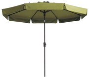 Madison Parasol Flores Luxe rond 300 cm saliegroen