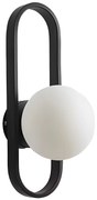 WANDLAMP APP1755-1W BLACK WHITE