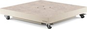 Platinum Sun&amp;Shade Harmonica parasolvoet - Sandstone - 90KG - Met zwenkwielen