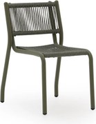 Dining tuinstoel | Manifesto  Cecita | Wicker (vlechtwerk) | Groen | Stapelbaar | Kees Smit Tuinmeubelen