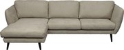 Hoekbank - Madelief - links - stof Soro taupe 23