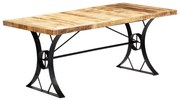 vidaXL Eettafel 180x90x76 cm massief mangohout