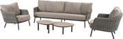 Monroe Cannes stoel bank loungeset 5 delig organic terre Taste 4SO