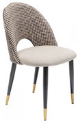 Kare Design Hudson Design Eetkamerstoel Beige