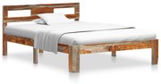 vidaXL Bedframe massief sheeshamhout 120x200 cm