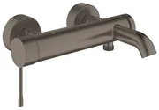 GROHE Essence New badkraan met omstel en koppelingen brushed hard graphite 33624al1