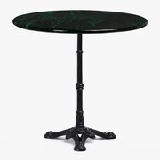 Roma Marmeren Bartafel Groen Marmer & Rond & Zwart - Sklum