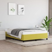 vidaXL Bedframe stof groen 140x190 cm