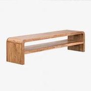 Tv-meubel 180x45 Cm In Acaciahout Vacry Acacia Bruin - Sklum