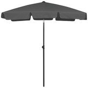 vidaXL Strandparasol 180x120 cm antracietkleurig