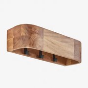 Kapstok Van Acaciahout Frigia Rustiek Acaciabruin & ↔︎ 50 Cm - Sklum