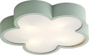 Kinder plafondlamp groen met wit - Lucille