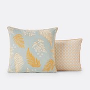 Kussensloop in perkalkatoen, Fougère