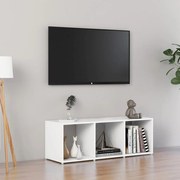 vidaXL Tv-meubel 107x35x37 cm spaanplaat wit