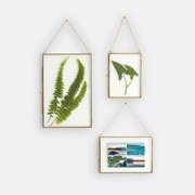 Set van 3 kaders in staal metaal, om op te hangen, Uyova