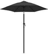 vidaXL Parasol 200x211 cm aluminium antraciet