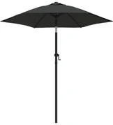 vidaXL Parasol 200x211 cm aluminium antraciet