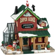 Lemax - 'Aspen Ridge Landscaping &amp; Nursery' - Verlichte Gebouw - Exclusief adapter