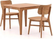 Diningset Bellagio  | 2 personen | Tuinset teakhout | 3-delig | Kees Smit Tuinmeubelen