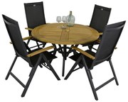 Ronde tuinset Hartman South Wales tafel - Napoli tuinstoelen