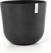 Ecopots bloempot Oslo 55 - Rond - Dark Grey - Diameter 55 x H48,5 cm
