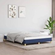 vidaXL Bedframe stof blauw 160x200 cm