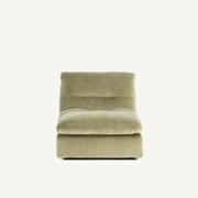 Modulaire fauteuil in linnen fluweel, GIULIANO