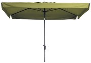 Madison stokparasol Delos luxe Sage Green 200x300 cm.