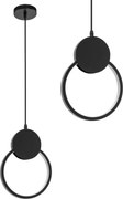 APP852-CP ZWARTE LED-plafondlamp