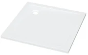 ZEZA Selva Douchebak - 80x80x4cm - vierkant - Acryl - glans wit P18A