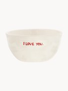 Handgeschilderde schaal I Love You