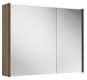 Saniclass Prime Spiegelkast - 80x63x16cm - inclusief zijpanelen - noten (hout) SW1212816/SW812073