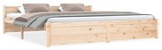 vidaXL Bedframe massief hout 180x200 cm 6FT Super King