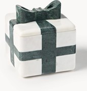 Decoratieve kerstdoos Cutemas van marmer, B 12 cm