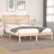 vidaXL Bedframe massief grenenhout 135x190 cm 4FT6 Double