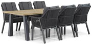 Tuinset 6 personen 240 cm Rope Grijs Lifestyle Garden Furniture Verona/Glasgow