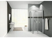 Novellini Giada klapdeur 2B 84/90x195cm wit profiel en helder glas GIADN2B841A