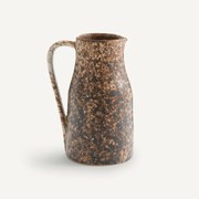 Karaf in geglazuurd aardewerk , Rusty