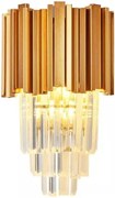 Lampa kryształowa złota kinkiet 312357